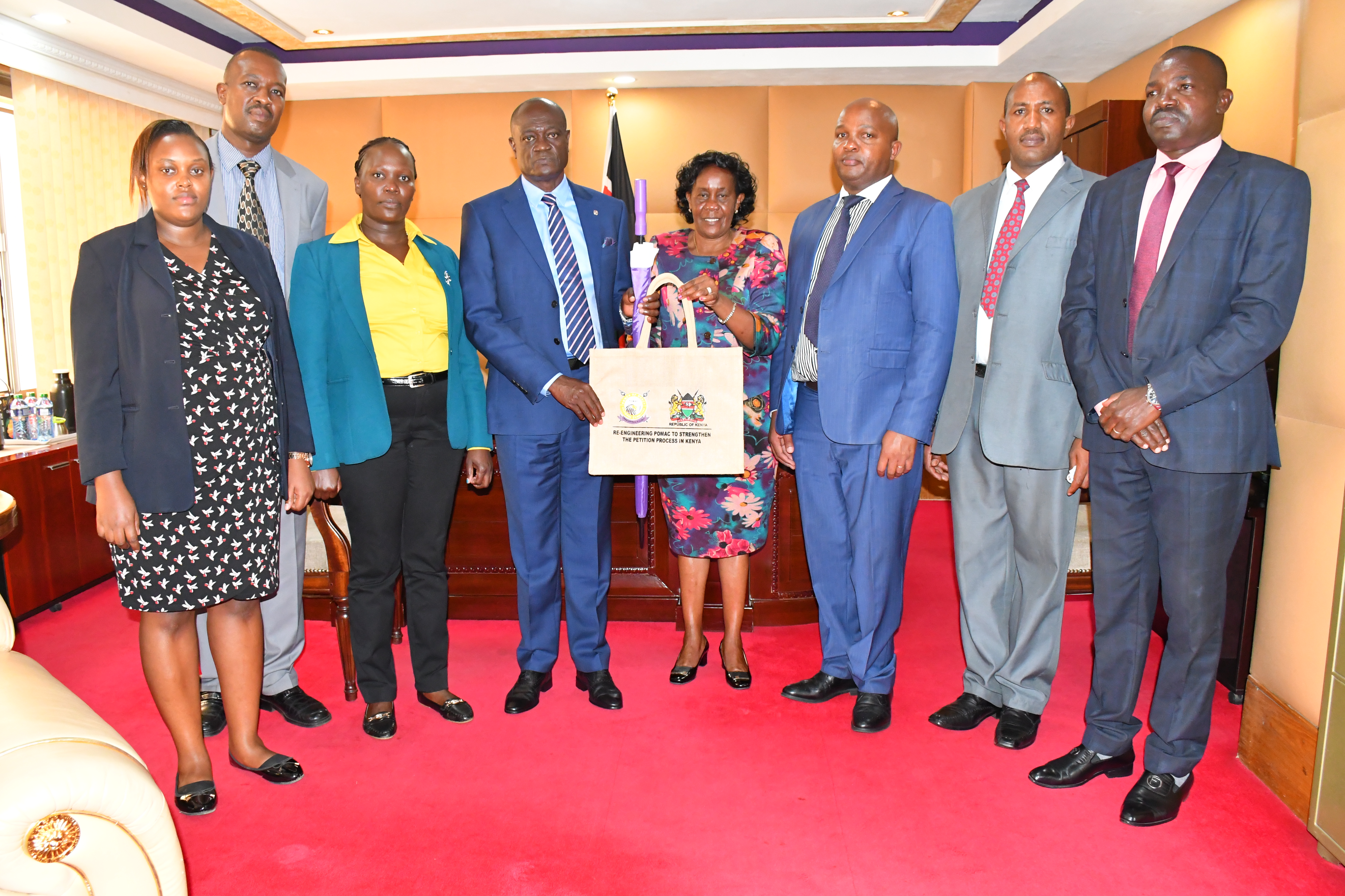 Courtesy call to Dr. Lydia Muriuki ,CEO