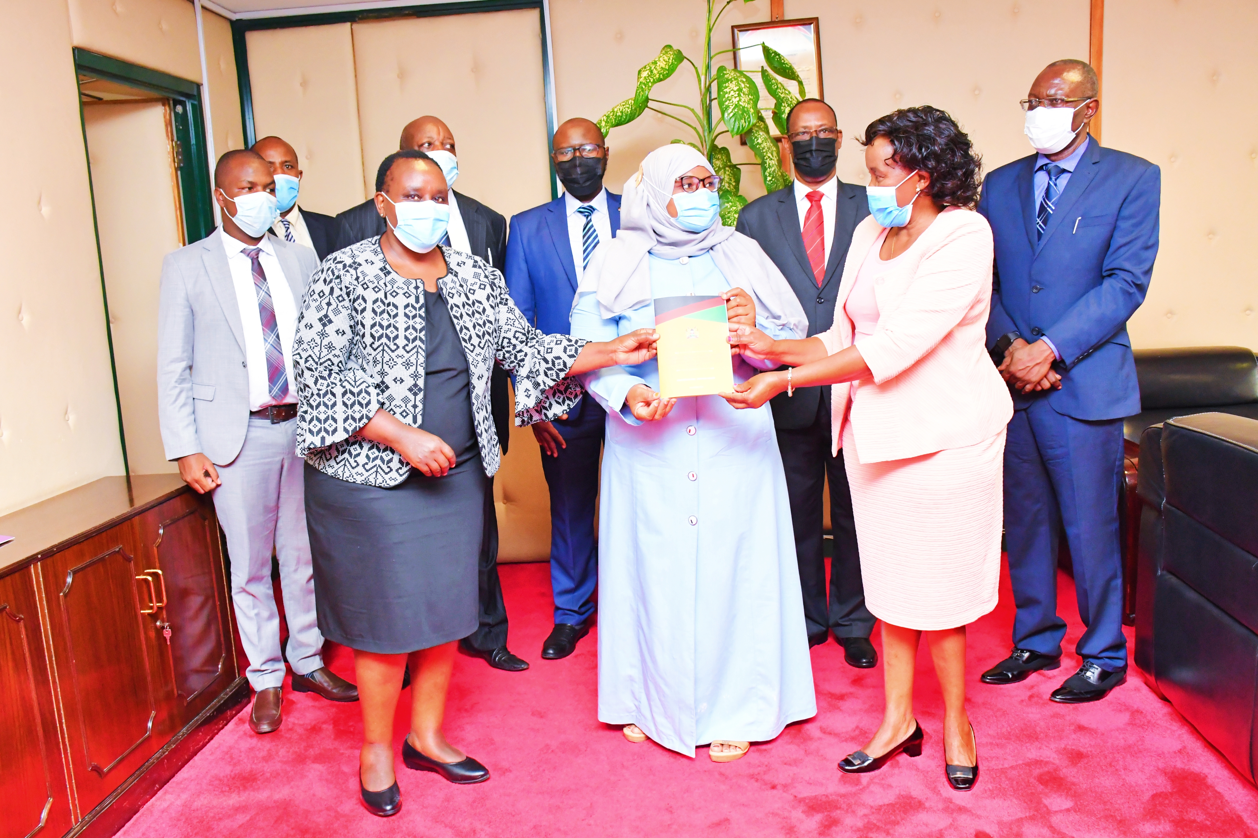 Courtesy call to Hon. Safina Kwekwe